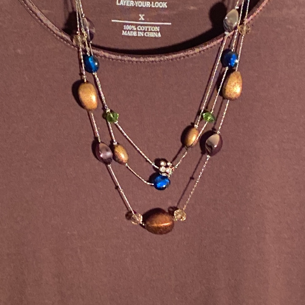 Beautiful Multi Strand Beaded Necklace